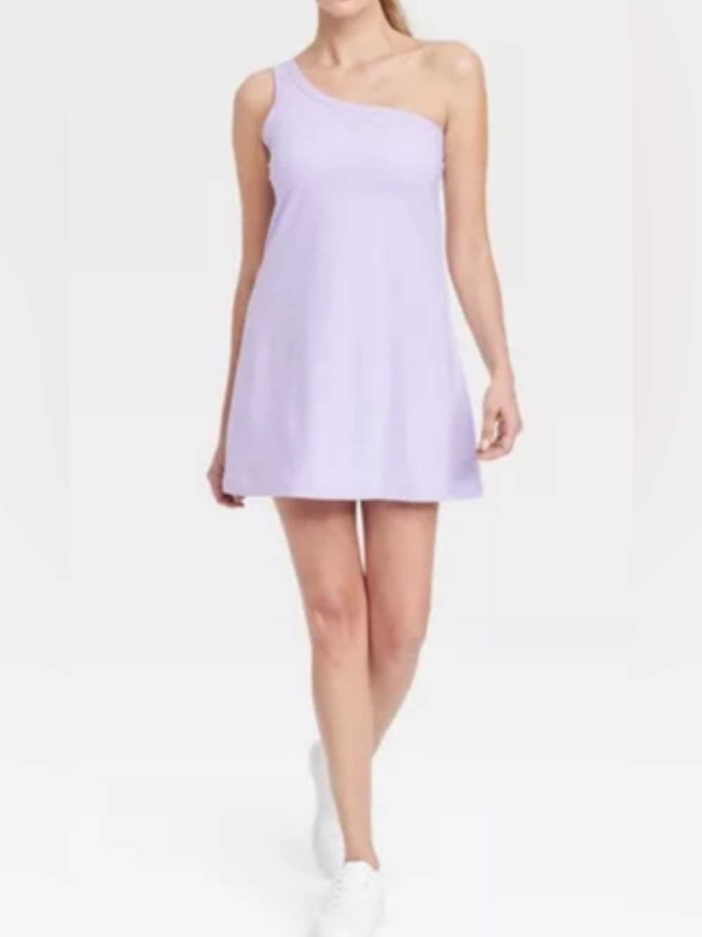 All in Motion Women's Asymmetrical Athletic Dress Pastel Purple Size Medium